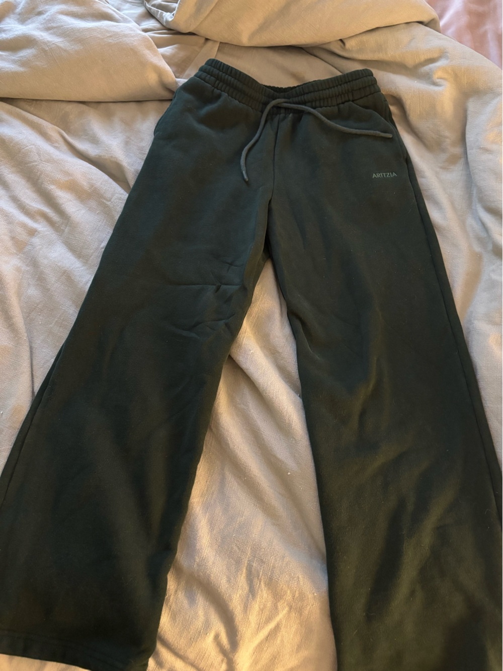 Aritzia Men's Dark Green boyfriend fit Sweatpants
